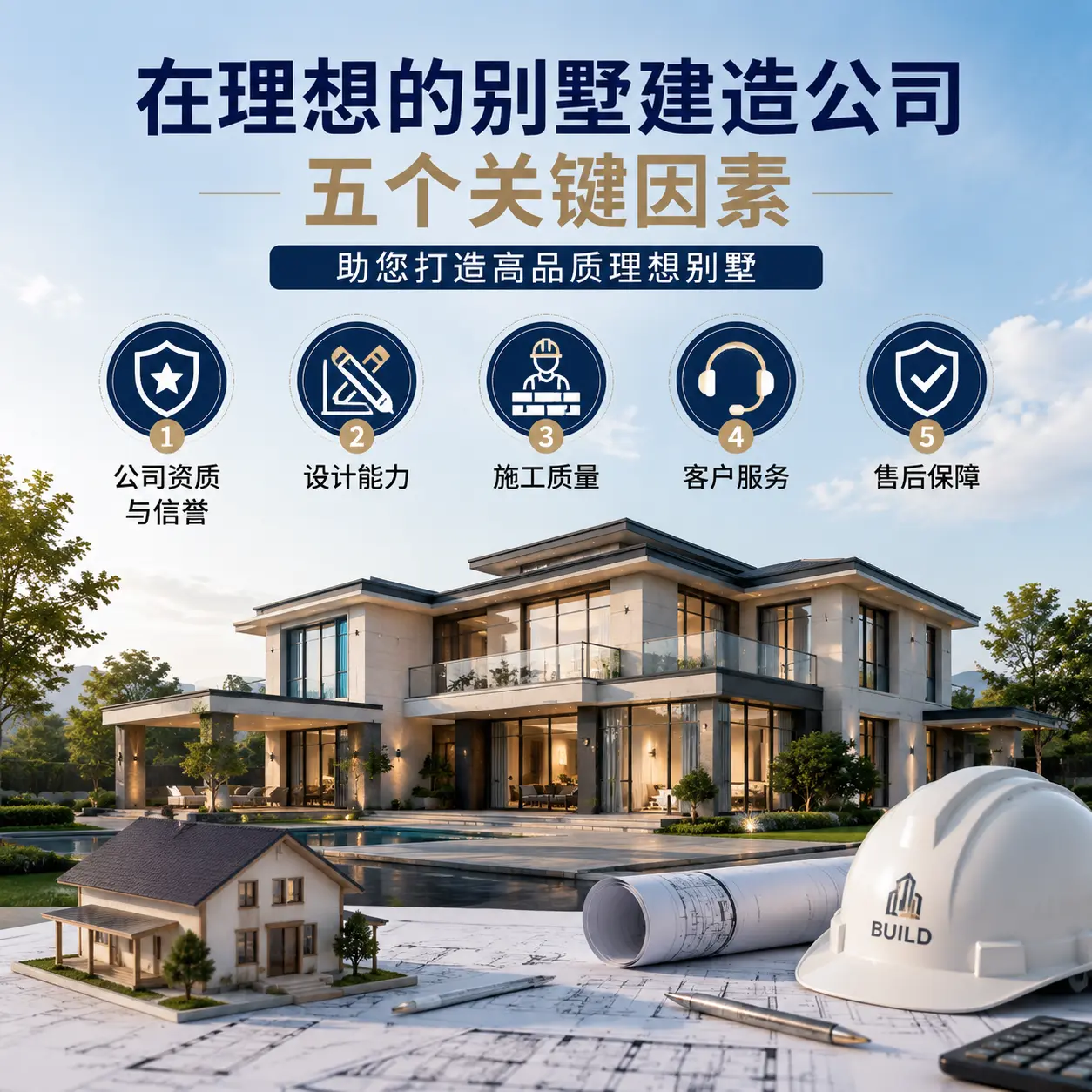 在 修文 找到理想别墅建造公司的五个关键因素