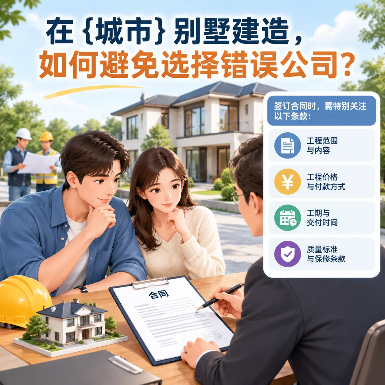 在 修文 别墅建造，如何避免选择错误公司？