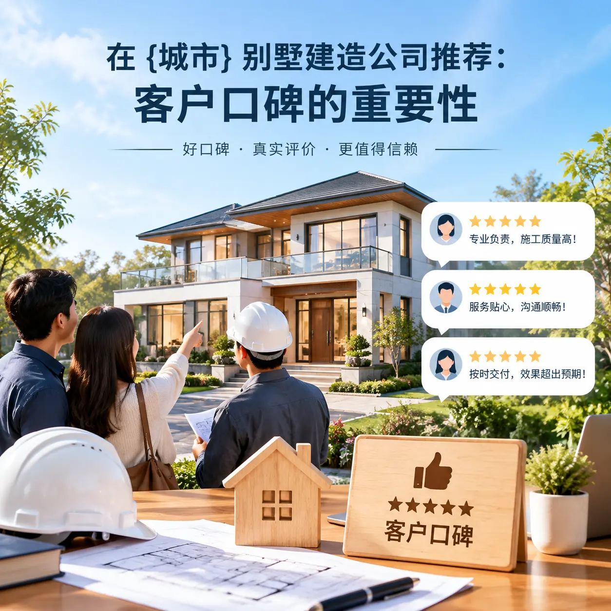 在 修文 别墅建造公司推荐：客户口碑的重要性