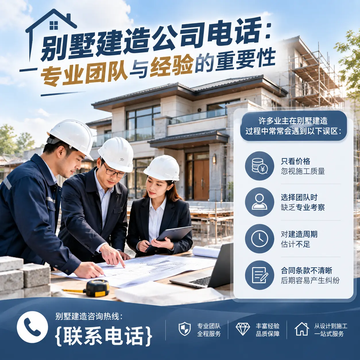 修文别墅建造公司电话：专业团队与经验的重要性