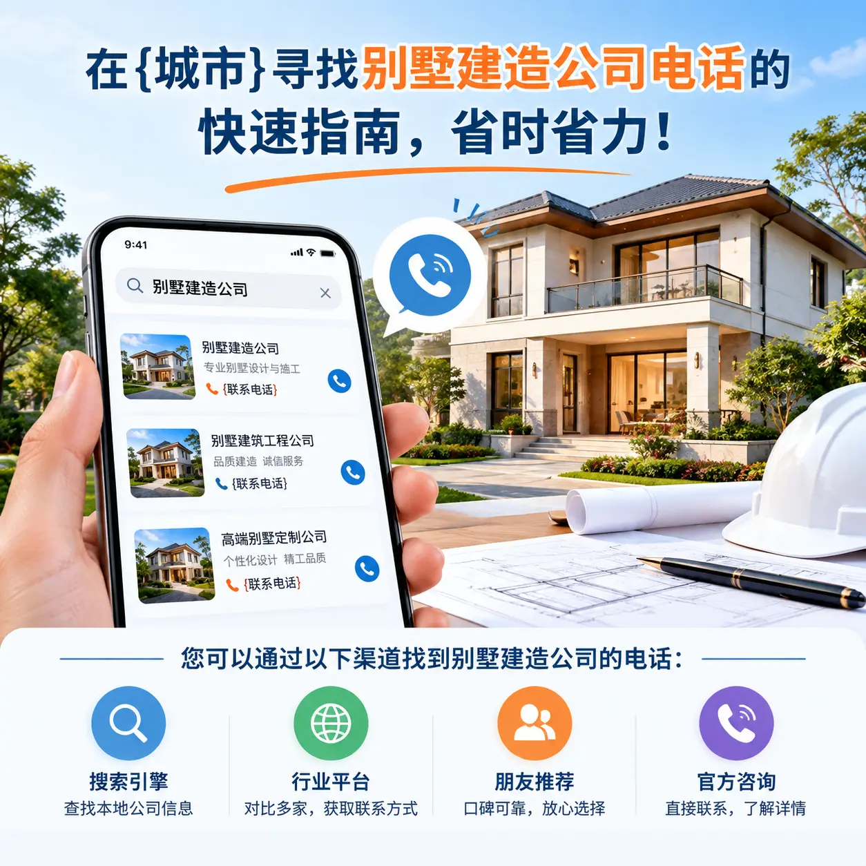 在修文寻找别墅建造公司电话的快速指南，省时省力！