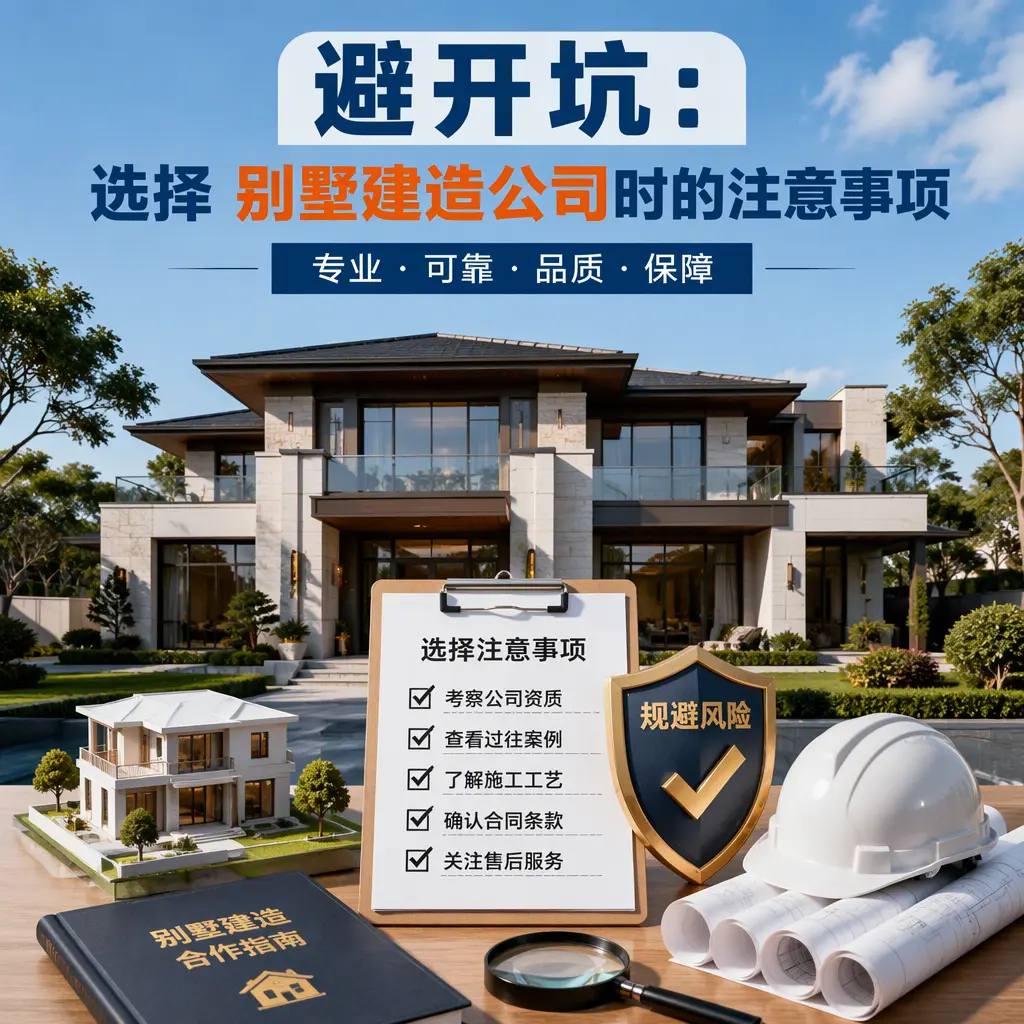 避开坑：选择 修文 别墅建造公司时的注意事项