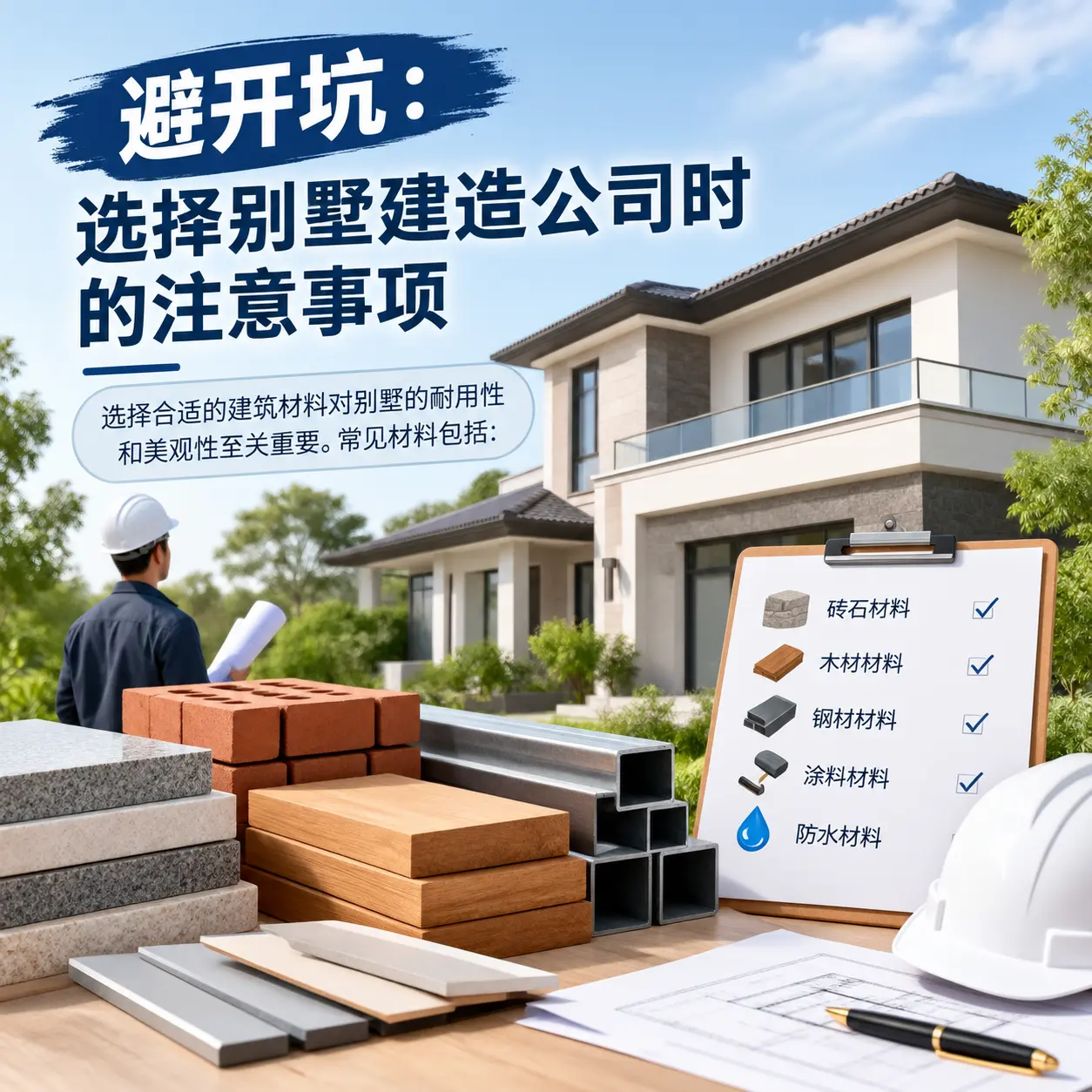 避开坑：选择 修文 别墅建造公司时的注意事项