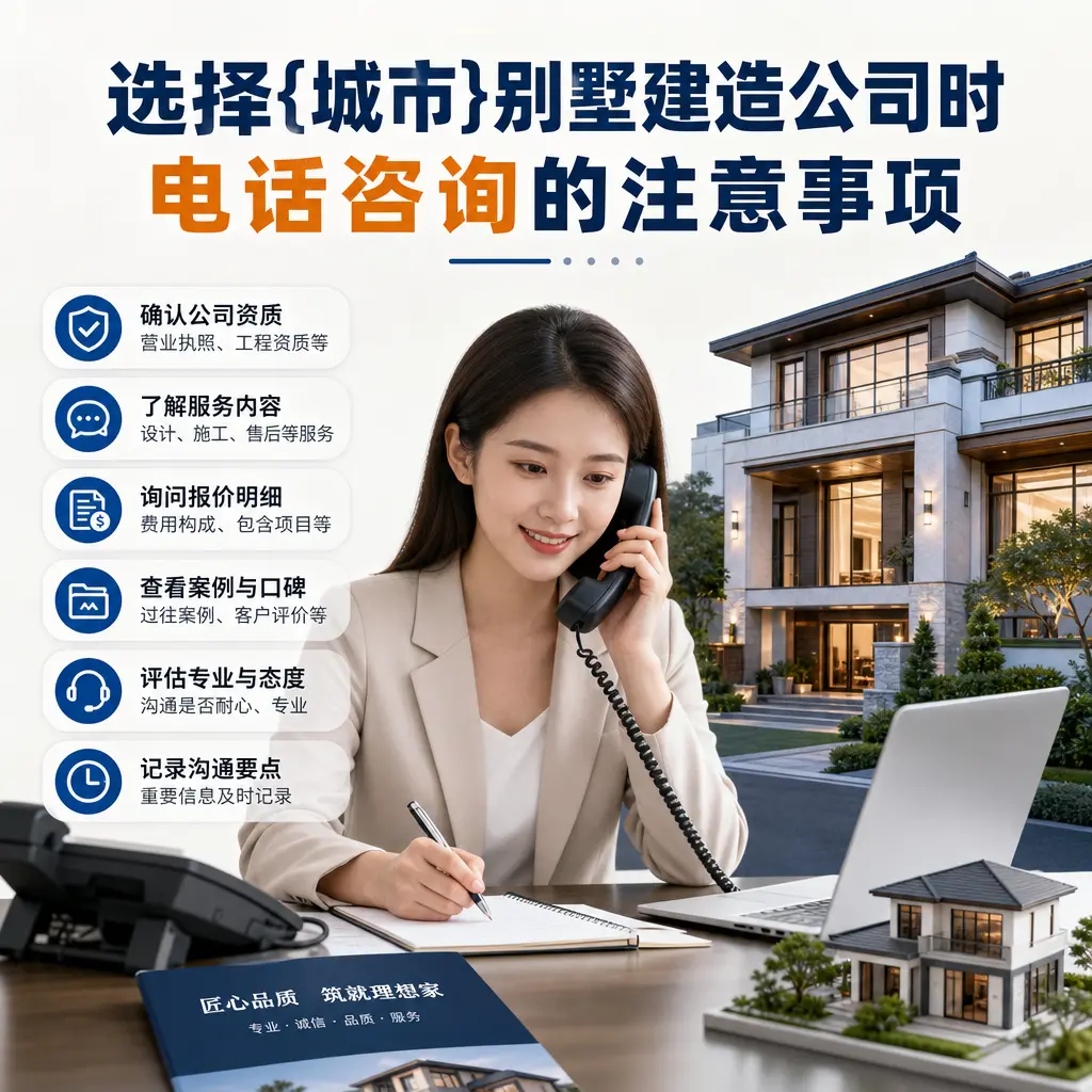 选择修文别墅建造公司时，电话咨询的注意事项
