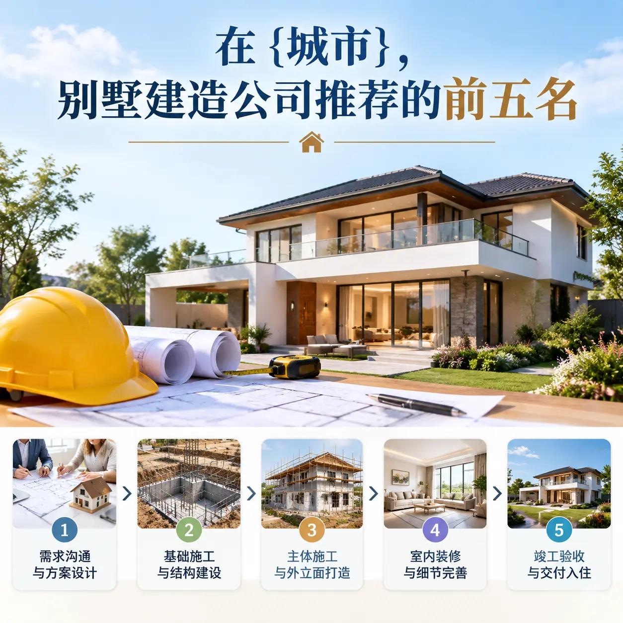 在 修文，别墅建造公司推荐的前五名