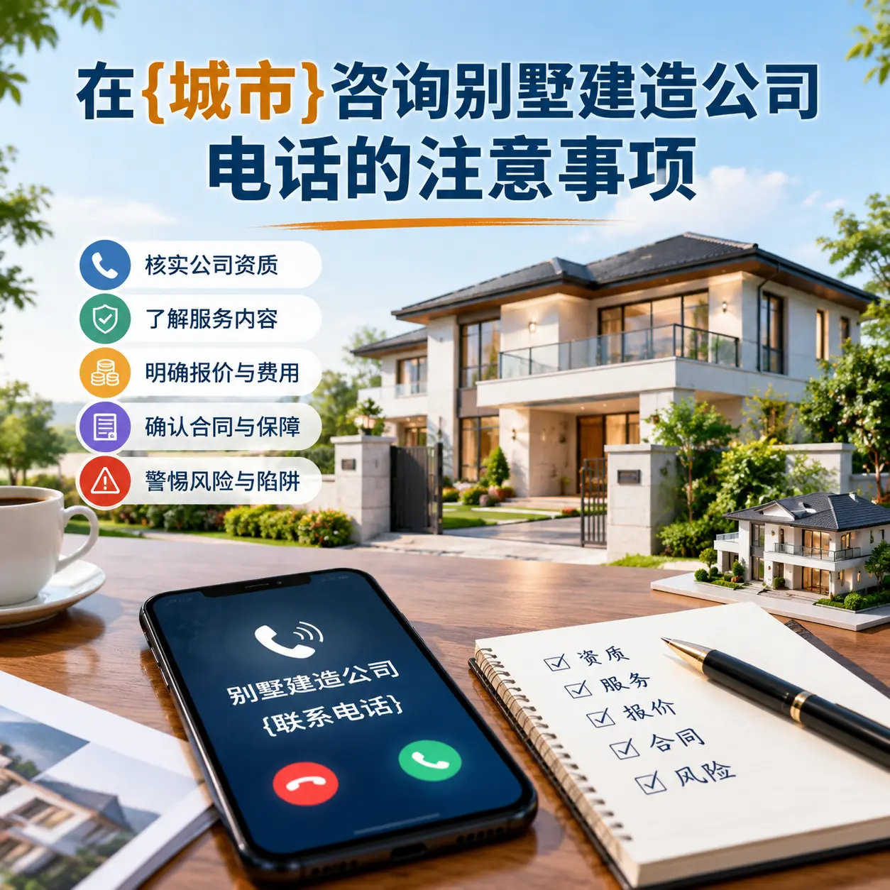 在修文咨询别墅建造公司电话的注意事项