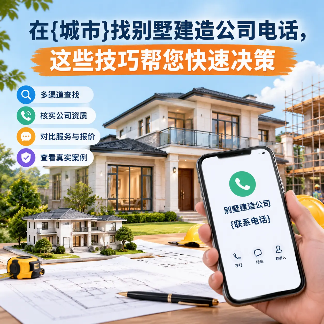 在修文找别墅建造公司电话，这些技巧帮您快速决策