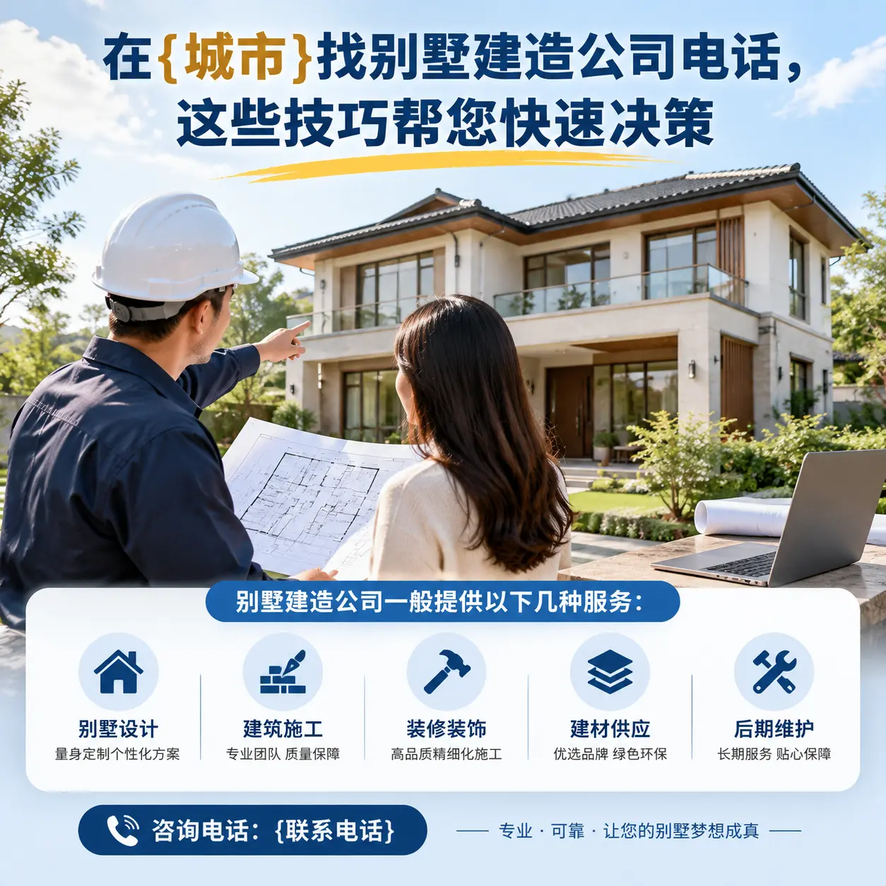 在修文找别墅建造公司电话，这些技巧帮您快速决策