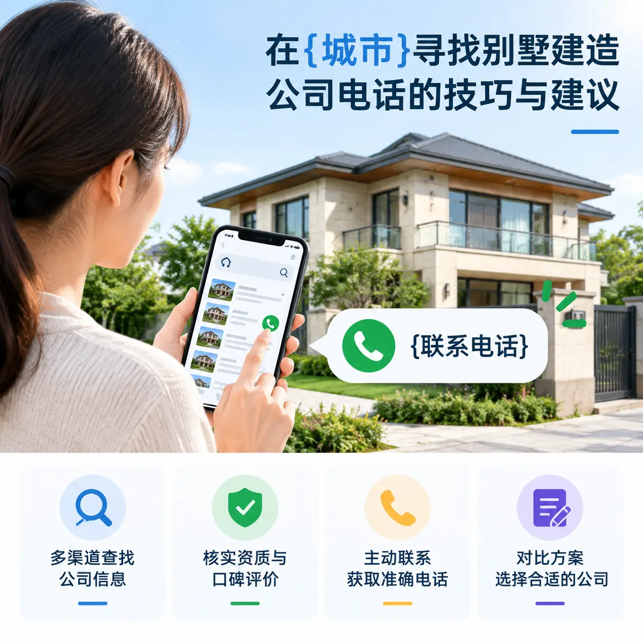 在修文寻找别墅建造公司电话的技巧与建议