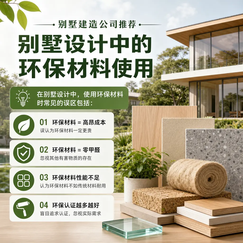 别墅建造公司推荐： 修文 别墅设计中的环保材料使用