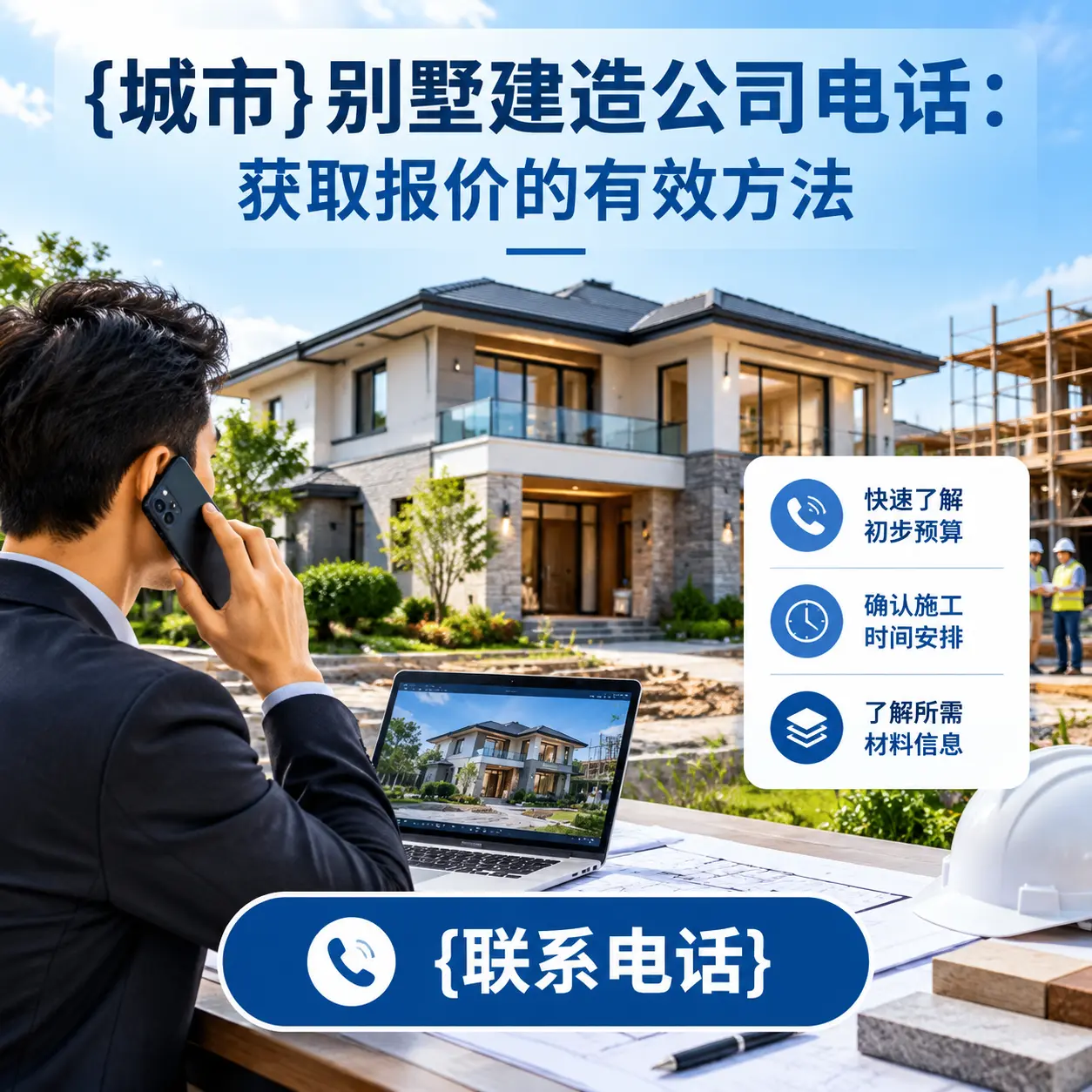 修文别墅建造公司电话：获取报价的有效方法
