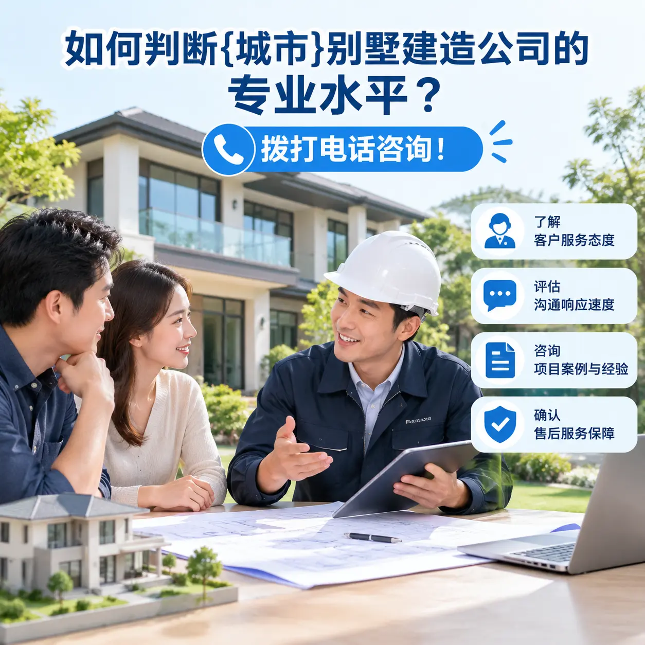 如何判断修文别墅建造公司的专业水平？拨打电话咨询！